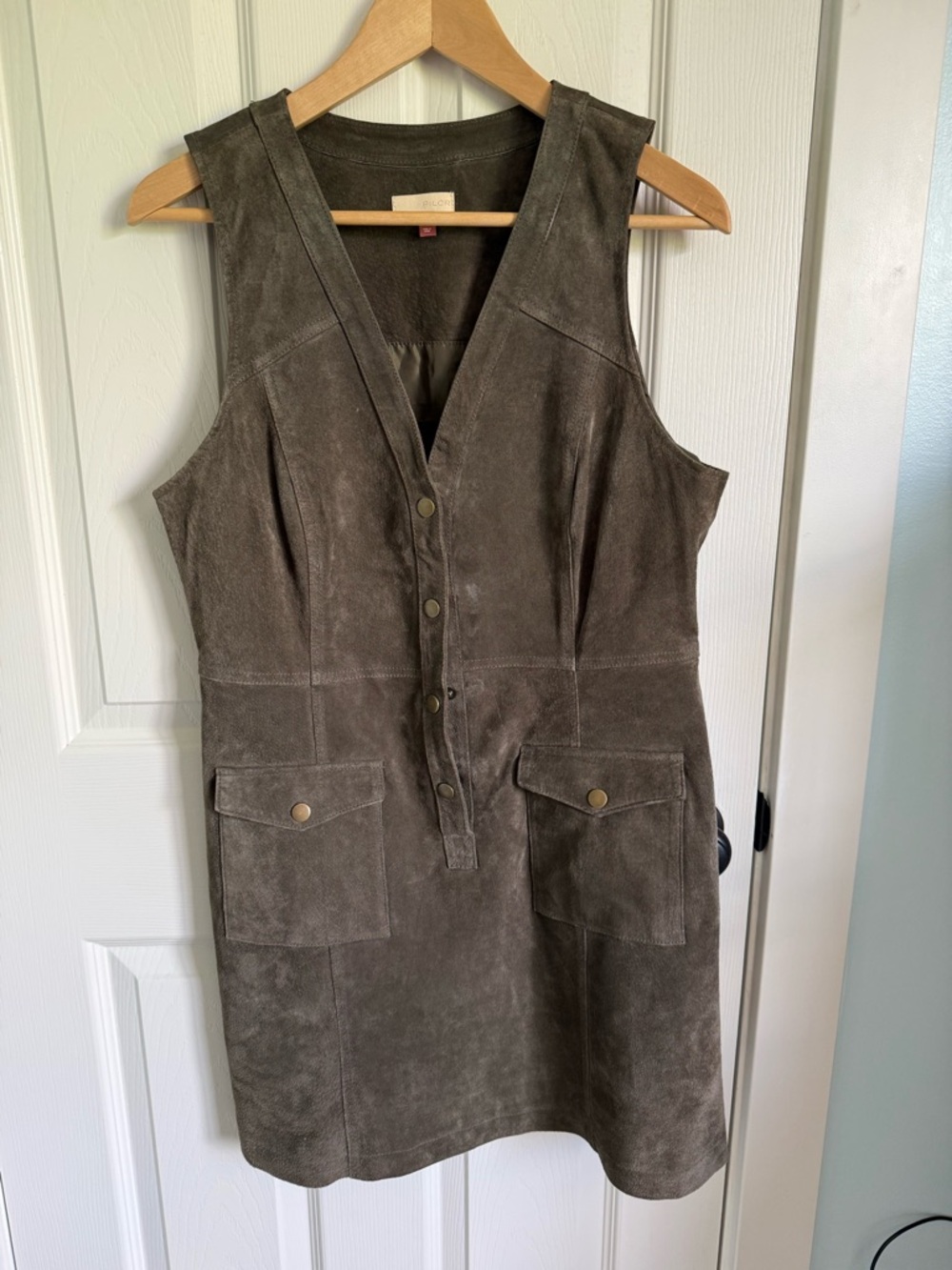 Pilcro Suede Mini Dress (Anthropologie)